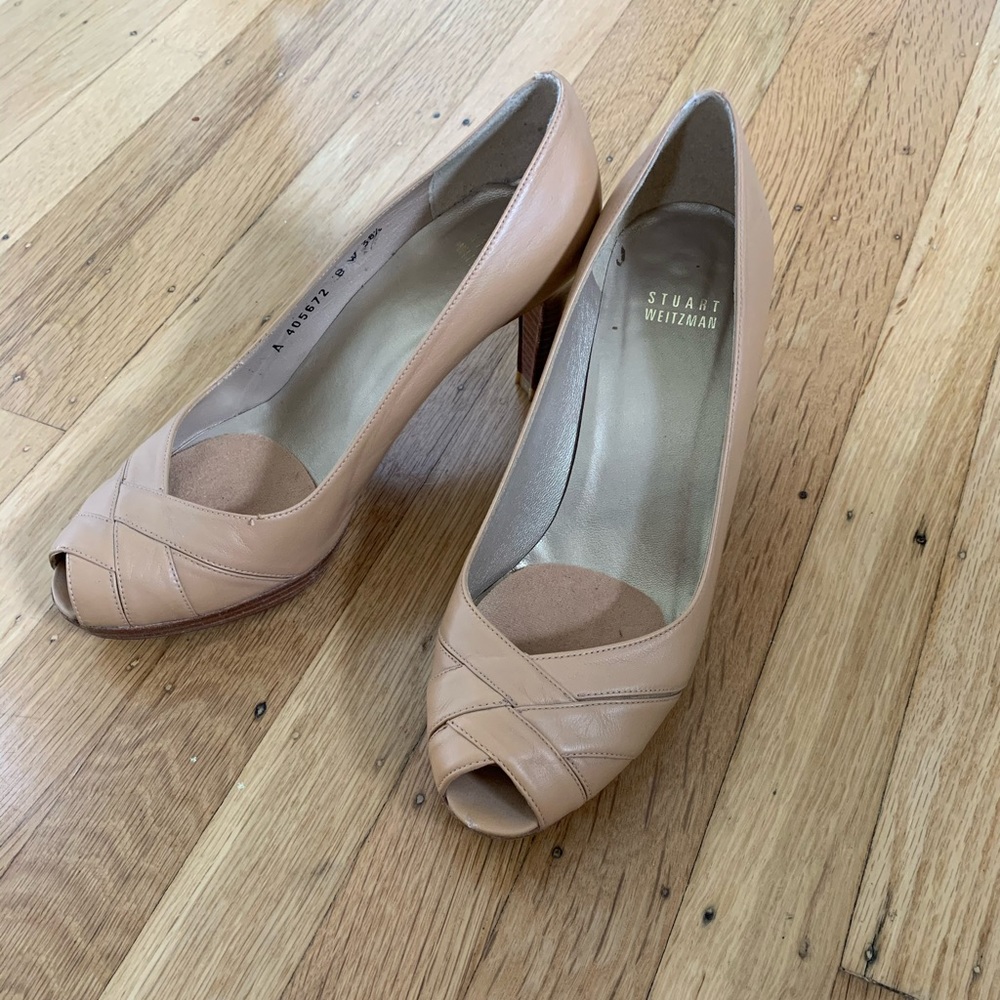 Stuart Weitzman nude heels! Gently used